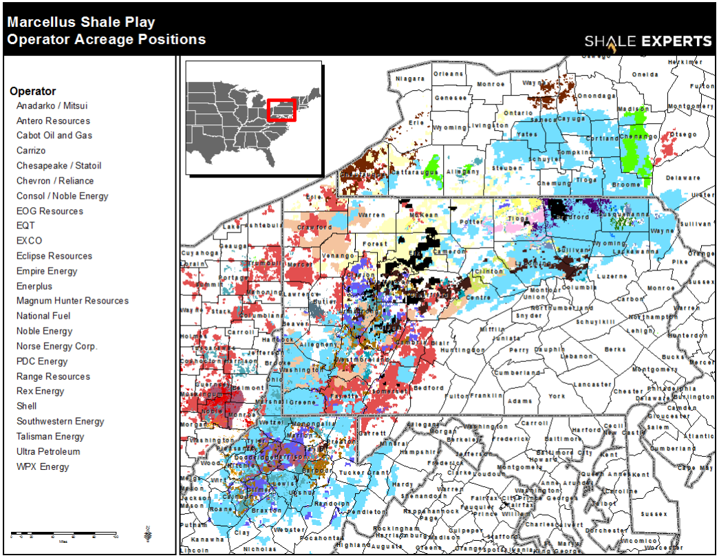 Marcellus Shale - News, Companies, Drilling, Permits, Pennsylvania