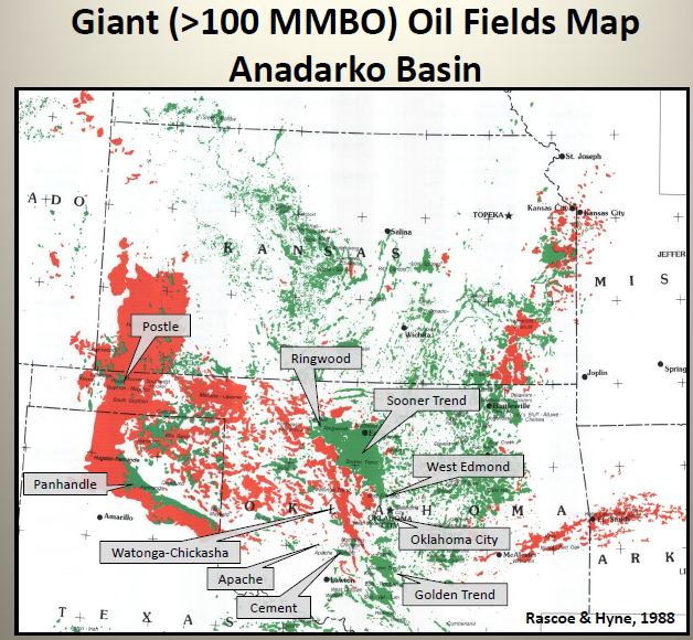 Anadarko Basin Overview Maps Geology Counties