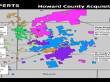 Map : Howard County Acquisitions Map