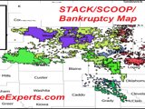 Map : Oklahoma E&P Bankruptcies, STACK/SCOOP/Granite Wash