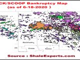 Updated Map : STACK/SCOOP Operators Who Filed Bankruptcy Protection