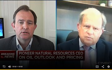 Pioneer CEO Talks Oil Market; Shut-Ins, $30 WTI