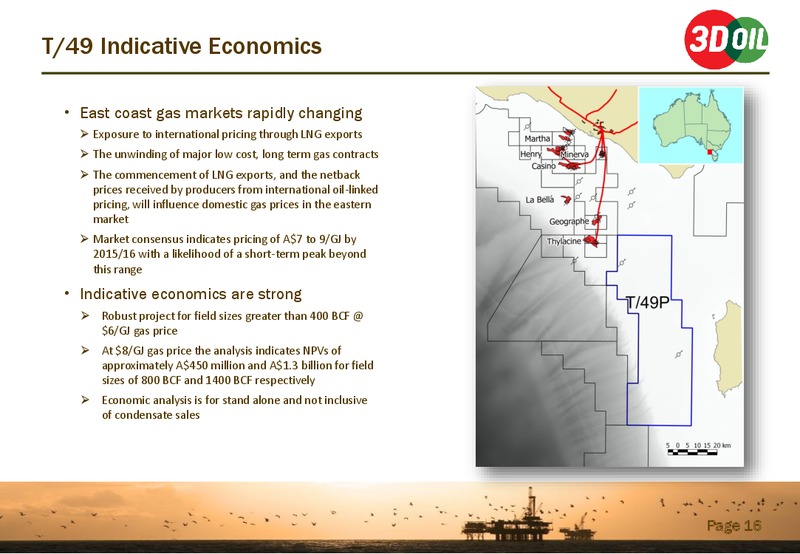 April 2015 Investor Presentation – 3d Oil Limited – slide 15