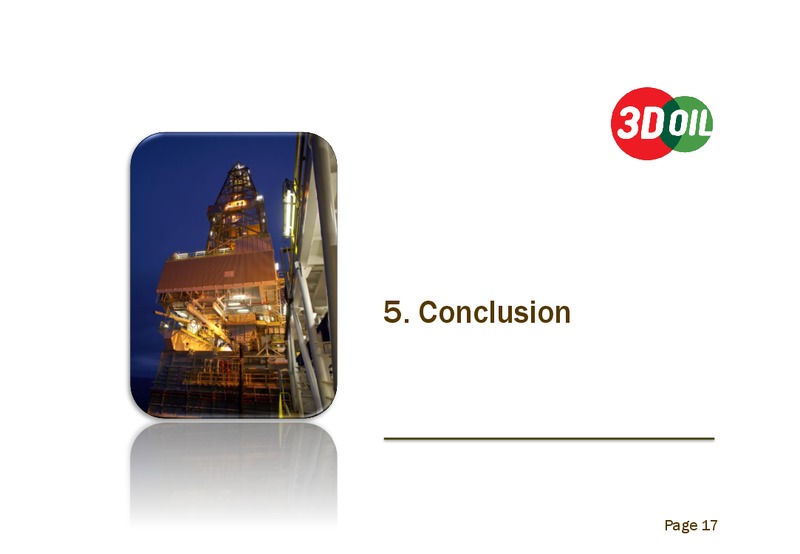 April 2015 Investor Presentation – 3d Oil Limited – slide 16