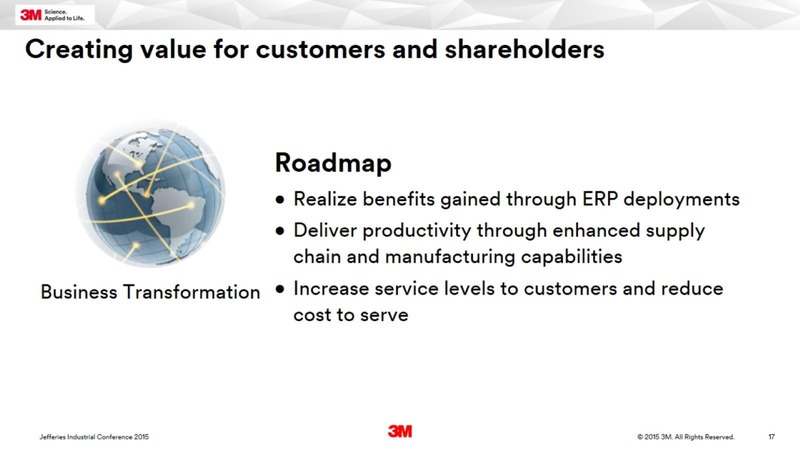 August 2015 Investor Presentation – 3M Company – slide 16