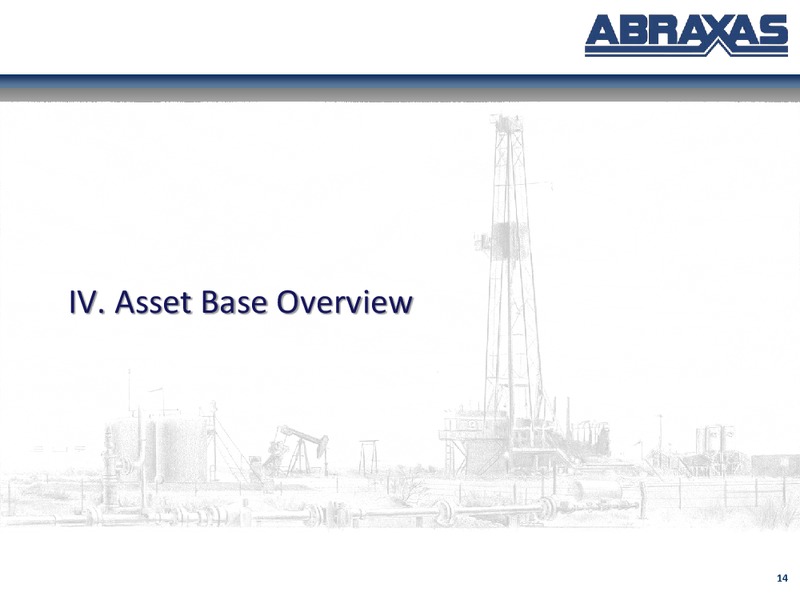 October 2014 Corporate Update – Abraxas Petroleum Corp. – slide 13