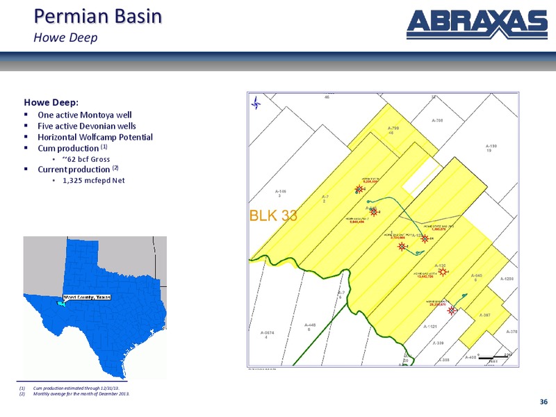 Stephens Fall Investment Conference – Abraxas Petroleum Corp. – slide 30