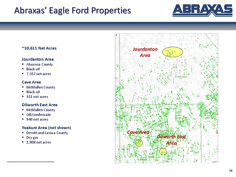 December 2014 Corporate Update – Abraxas Petroleum Corp. – slide 15