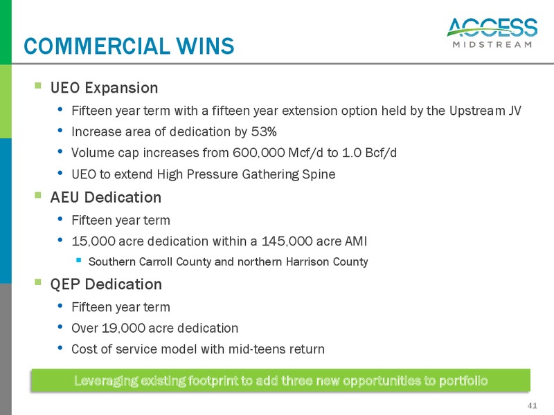 Investor and Analyst Day 2014 – Access Midstream Partners, L.P. – slide 40