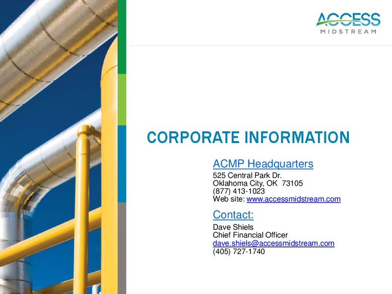 Utica Area Field Information – Access Midstream Partners, L.P. – slide 31