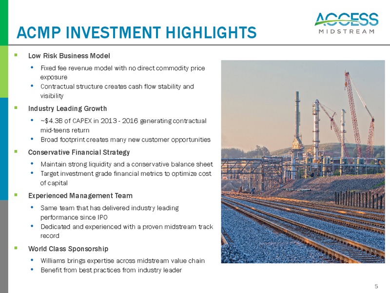Access Midstream Partners Investors Presentation – Access Midstream Partners, L.P. – slide 4