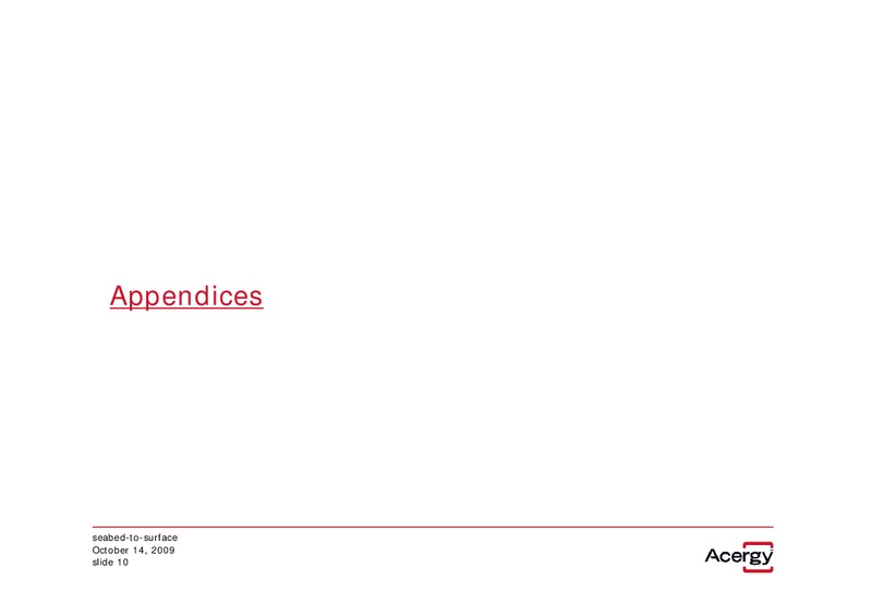 Q3 2009 EARNINGS CALL – Acergy Sa – slide 9