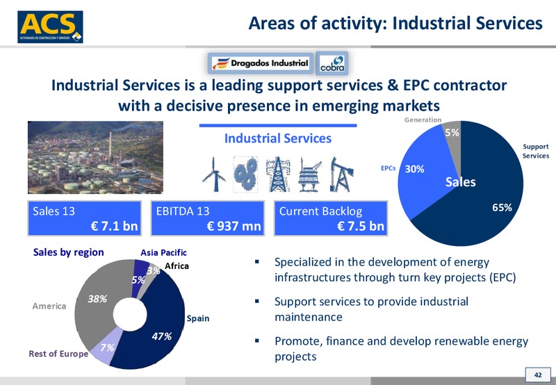 October 2014 Investor Presentation – ACS Group – slide 42