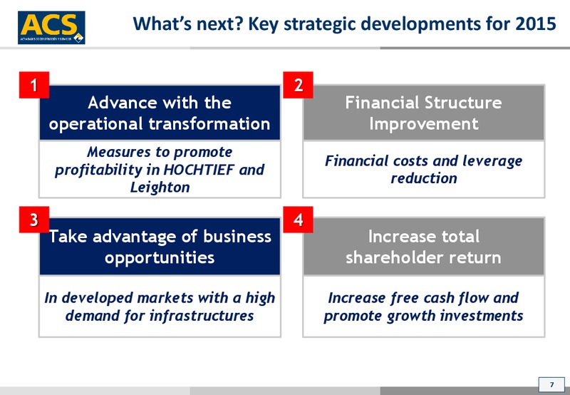 September 2015 Investor Presentation – ACS Group – slide 7