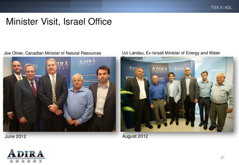 September 2013 Investor Presentation – Adira Energy – slide 20