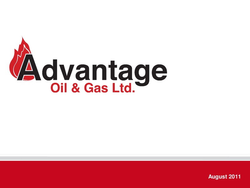 Enercoms The Oil and Gas Conference – Advantage Oil & Gas Ltd. – slide 1
