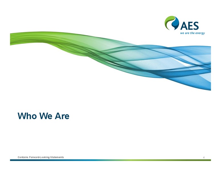 Bernstein Annual Strategic Decisions Conference – Aes Corporation – slide 3