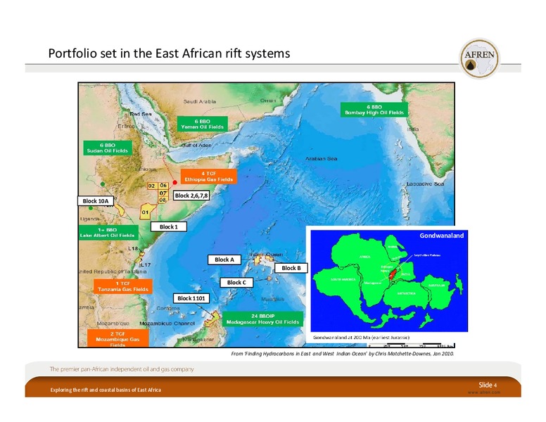 East Africa EP Conference – Afren Plc – slide 3