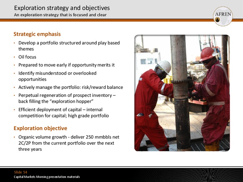 January 2012 Investor Presentation – Afren Plc – slide 53