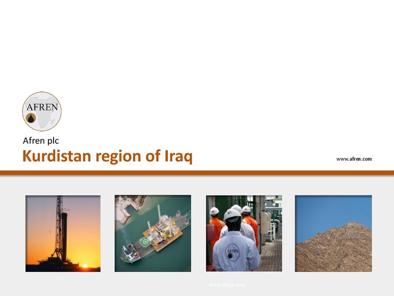NON DEAL ASIAN ROAD SHOW PRESENTATION MATERIALS – Afren Plc – slide 28