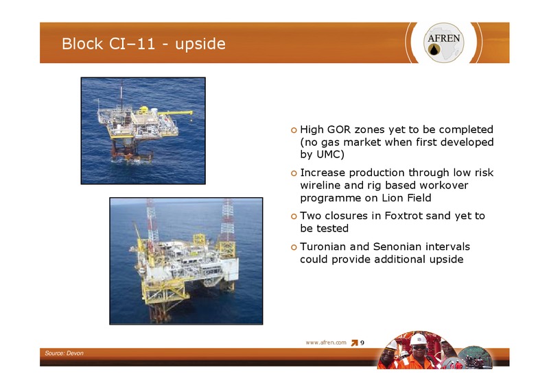 March 2008 Investor Presentation – Afren Plc – slide 8