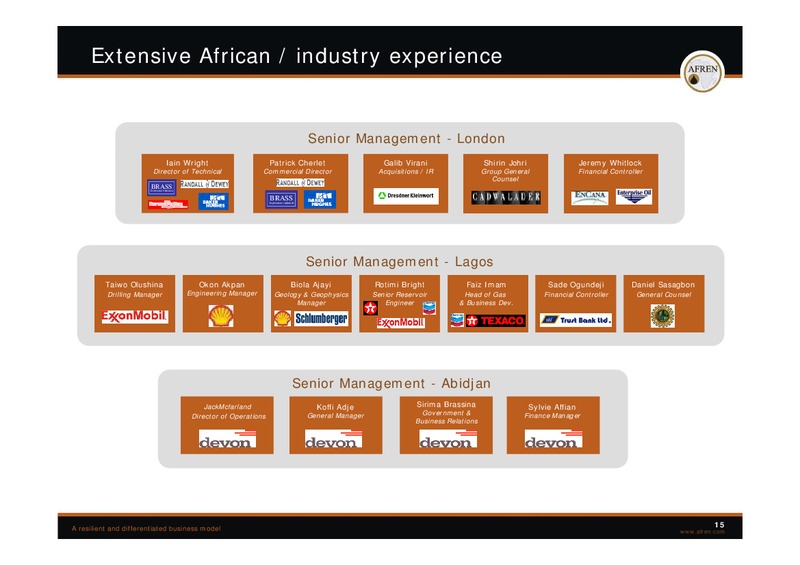 European Mid Cap Oil Conference – Afren Plc – slide 14