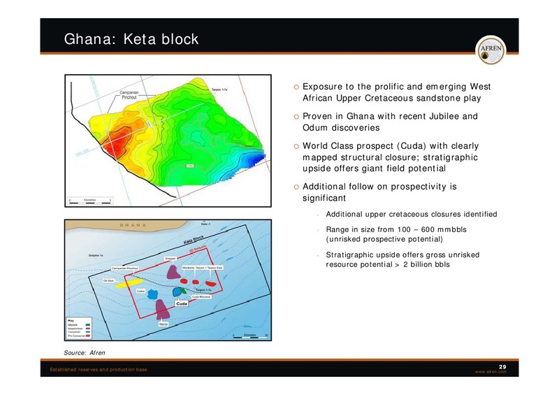 European Mid Cap Oil Conference – Afren Plc – slide 28