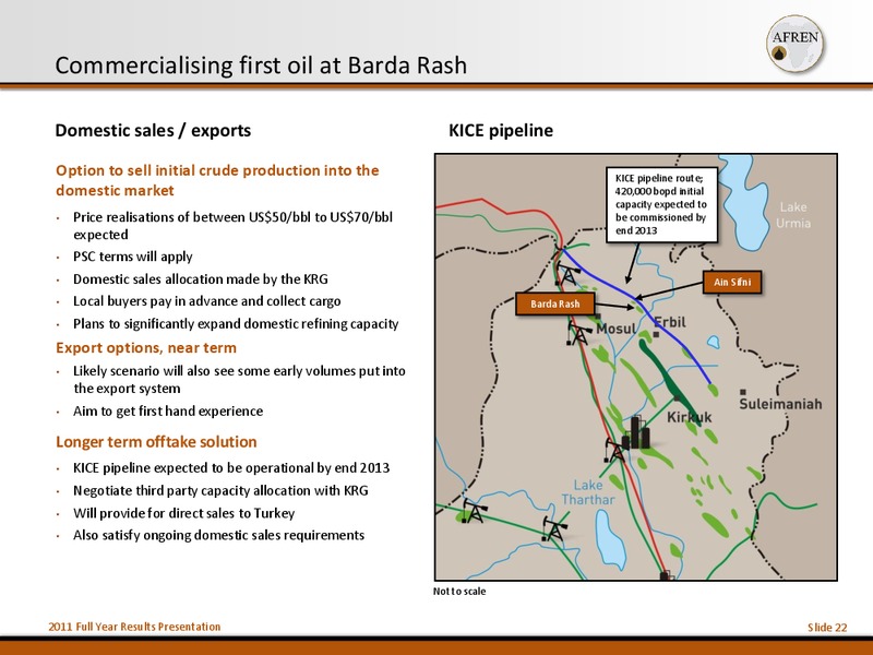 2011 Full Year Results – Afren Plc – slide 21