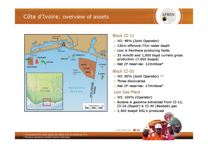 Credit Suisse London Oil and Gas Conference – Afren Plc – slide 22