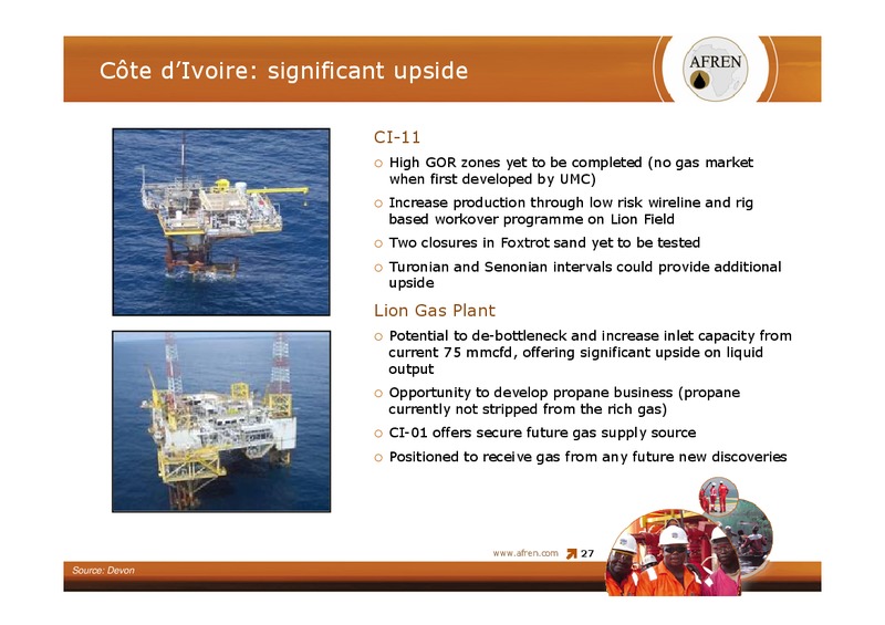Credit Suisse London Oil and Gas Conference – Afren Plc – slide 26