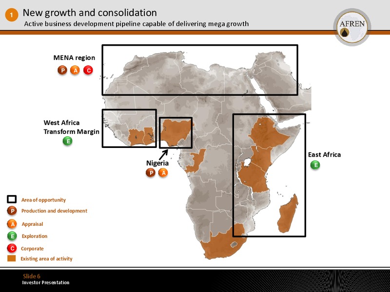 July 2011 Investor Presentation – Afren Plc – slide 5