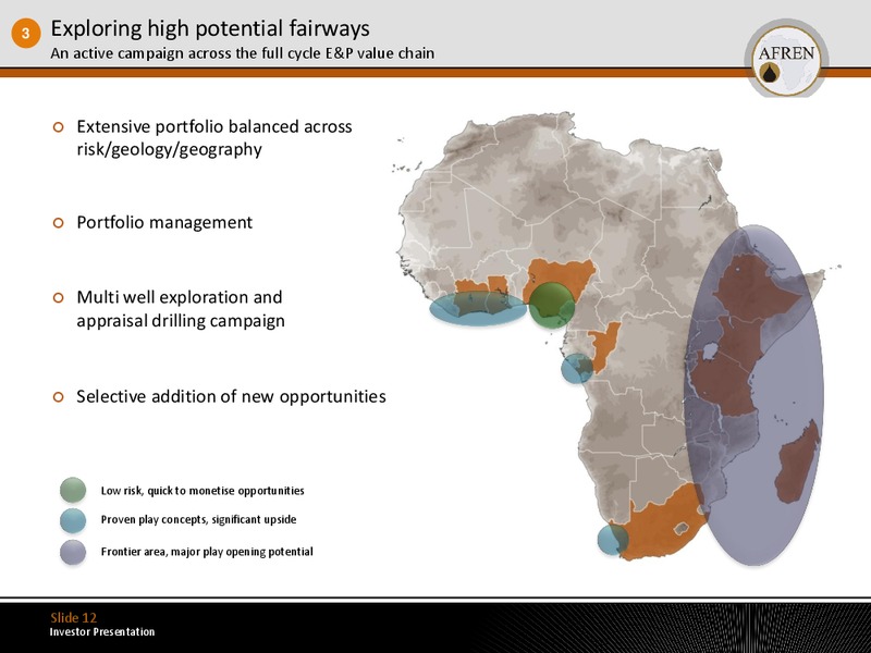 July 2011 Investor Presentation – Afren Plc – slide 11