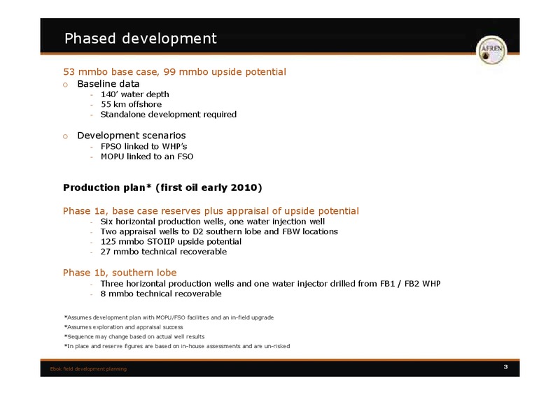 Ebok Capital Markets Presentation – Afren Plc – slide 38
