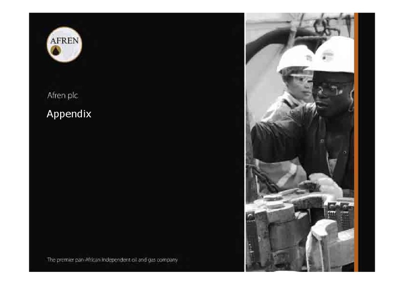 Ebok Capital Markets Presentation – Afren Plc – slide 82