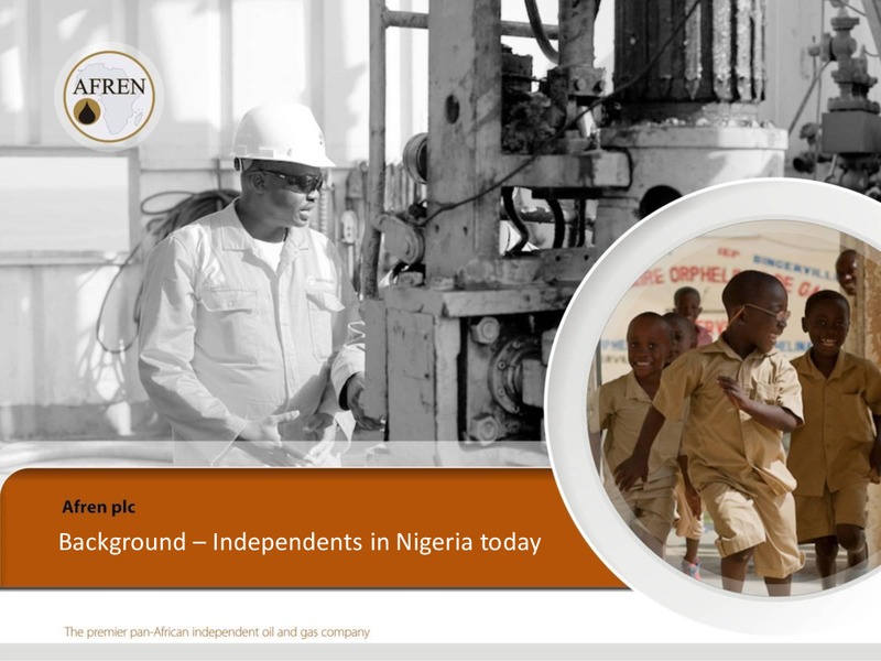 October 2010 Investor Presentation – Afren Plc – slide 3