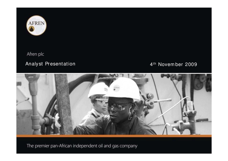 November 2009 Investor Presentation – Afren Plc – slide 1