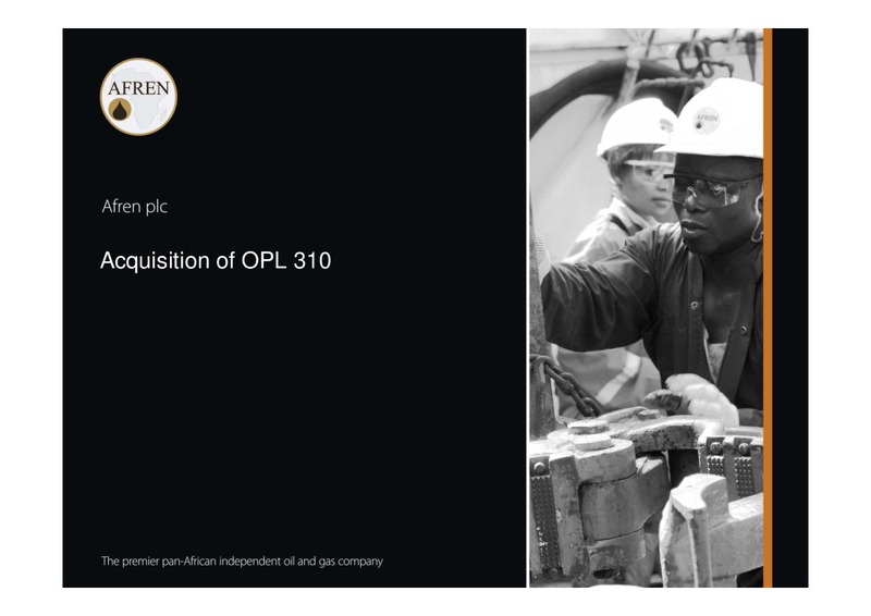 November 2009 Investor Presentation – Afren Plc – slide 18