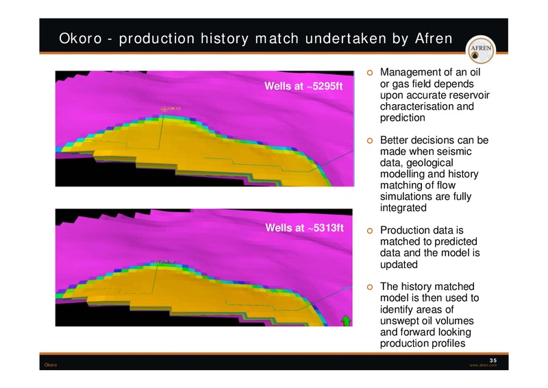 November 2009 Investor Presentation – Afren Plc – slide 34