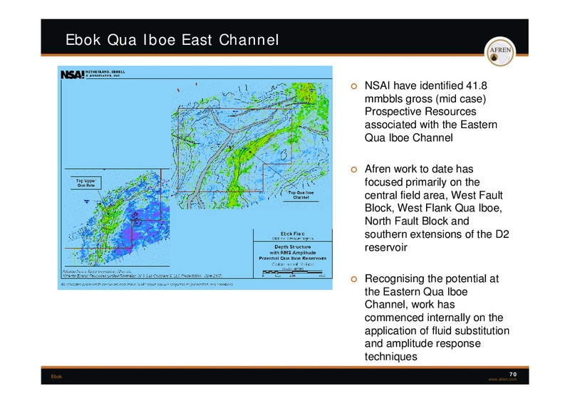 November 2009 Investor Presentation – Afren Plc – slide 69