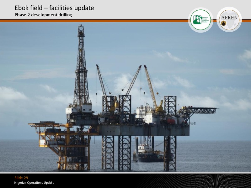 Nigerian Operations Update – Afren Plc – slide 28