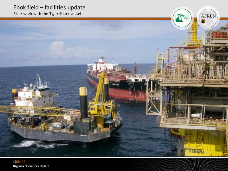 Nigerian Operations Update – Afren Plc – slide 31