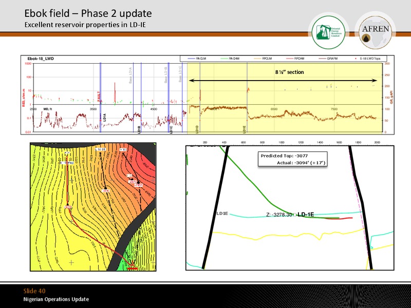 Nigerian Operations Update – Afren Plc – slide 39
