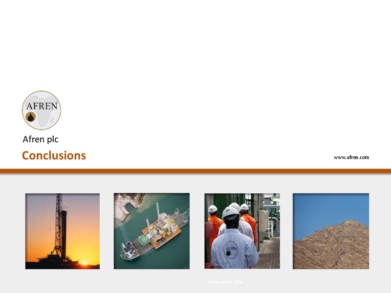 EP and Oils Services Conference – Afren Plc – slide 31