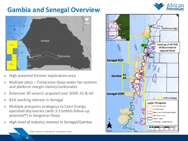 February 2015 Investor Presentation – African Petroleum – slide 21