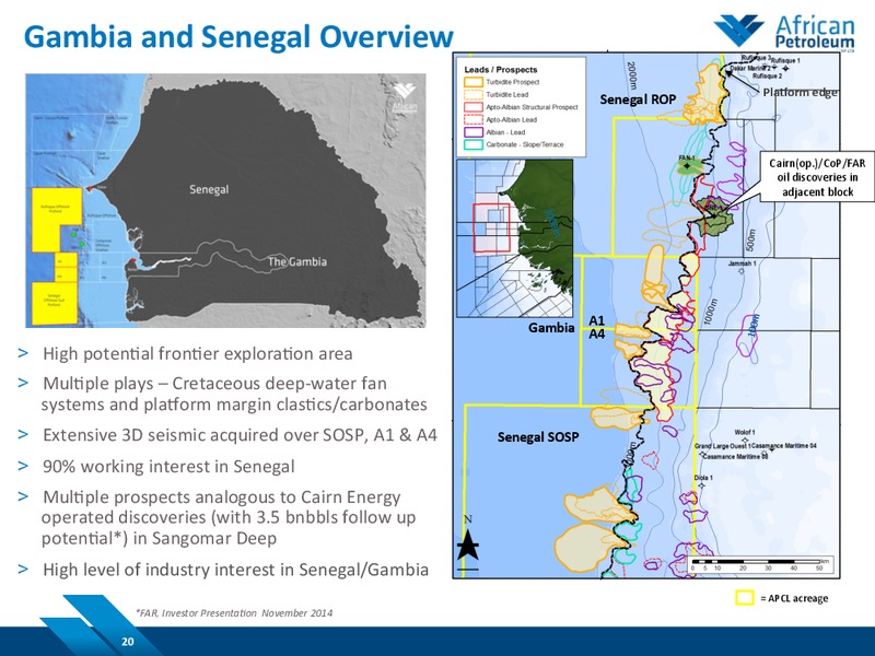 March 2015 Investor Presentation – African Petroleum – slide 19