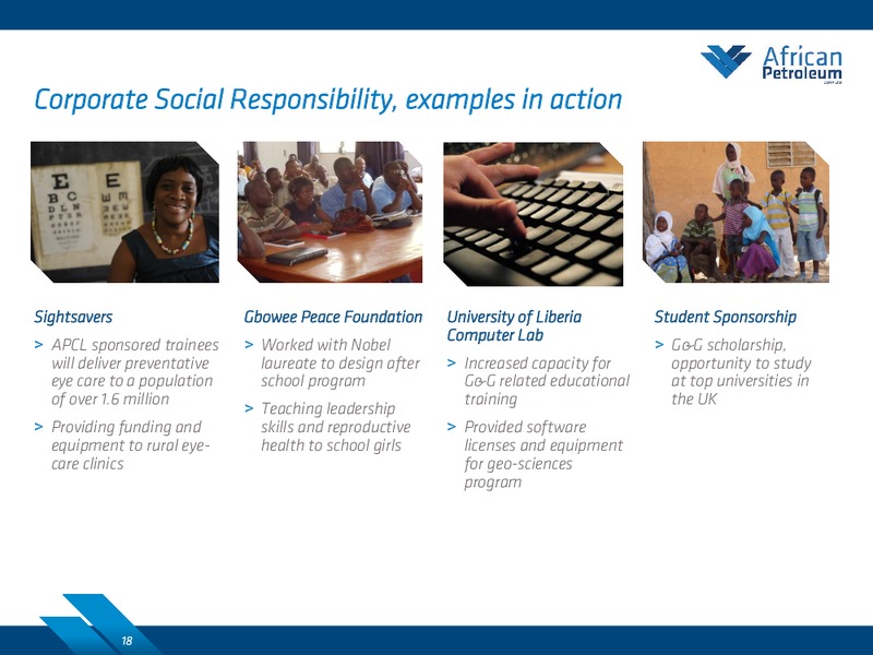 COMPANY PRESENTATION: NATURAL RESOURCES FORUM – African Petroleum – slide 17