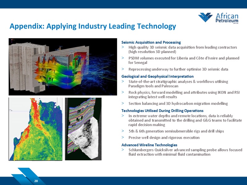 JUNE 2014 COMPANY PRESENTATION – African Petroleum – slide 28