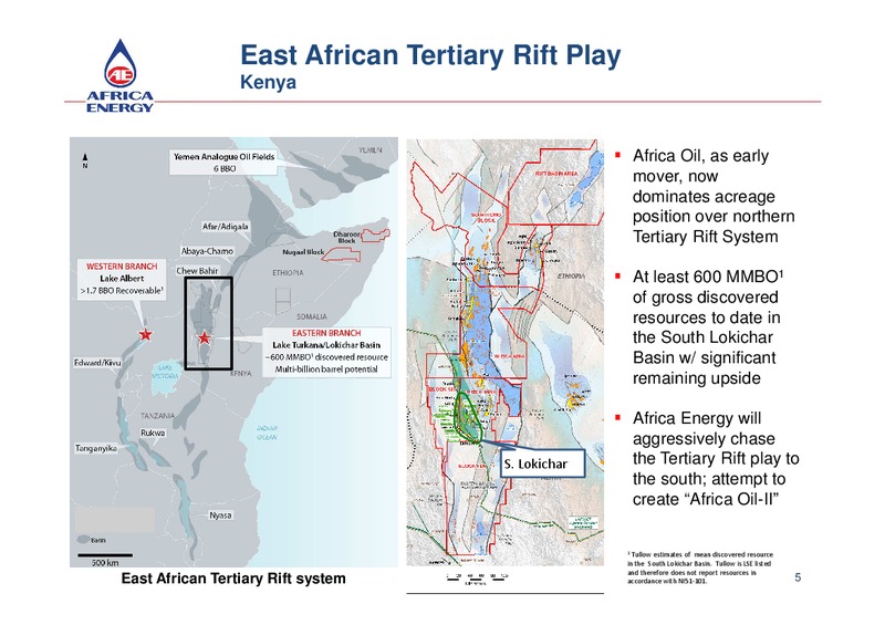 Africa Energy: New Focus New People – Africa Energy – slide 5