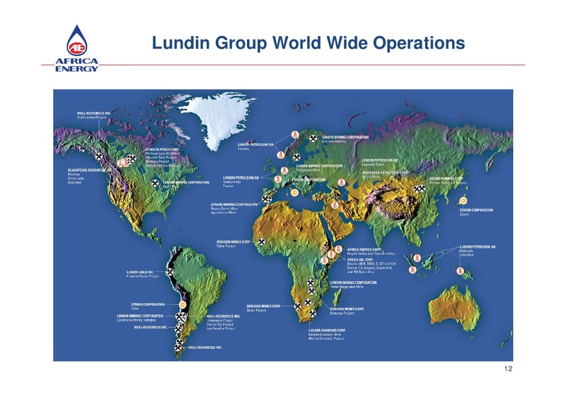 Africa Energy: New Focus New People – Africa Energy – slide 11
