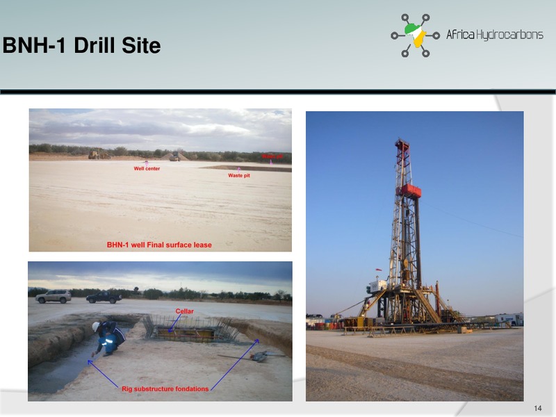 April 2014 Investor Presentation – Africa Hydrocarbons Inc. – slide 13